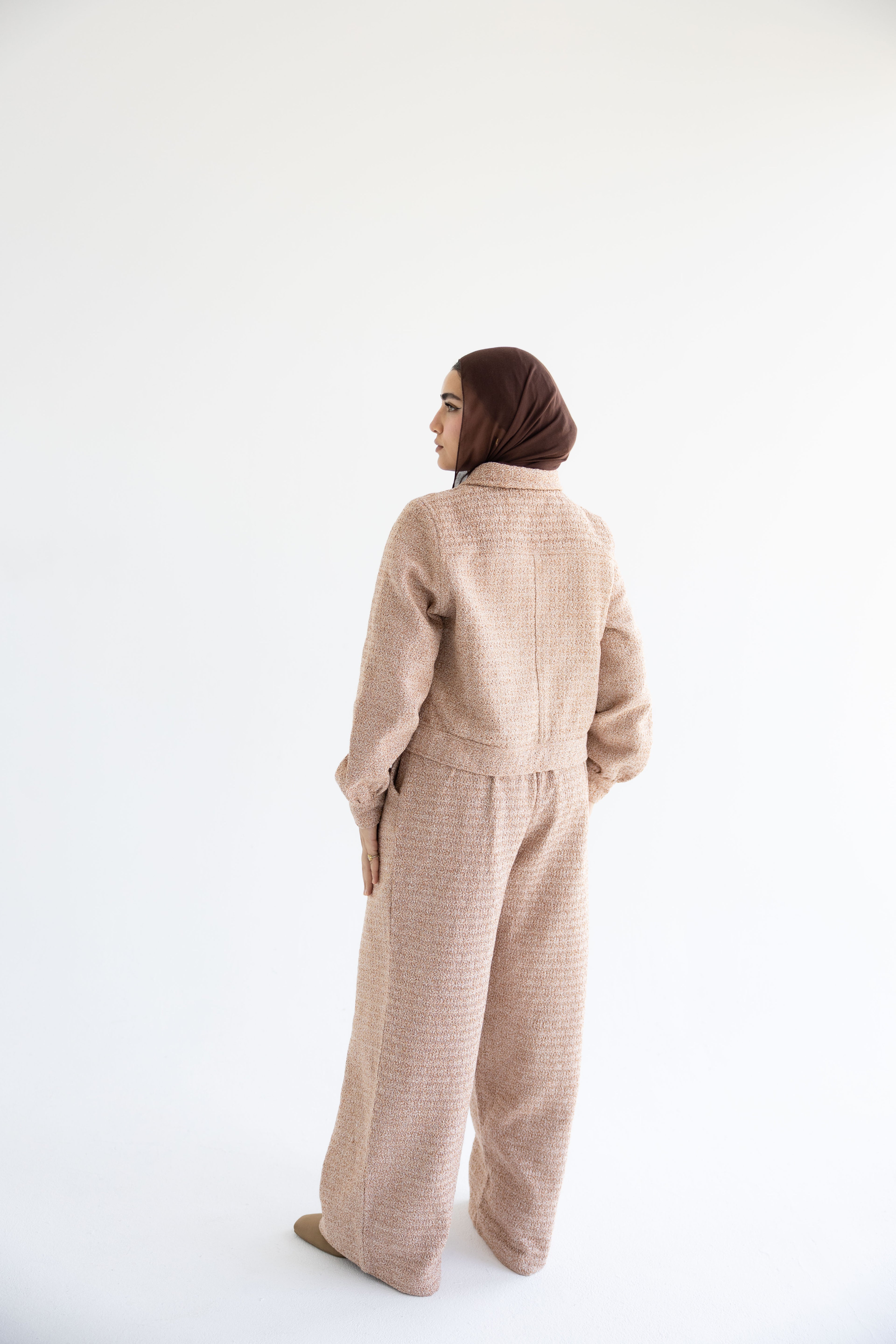 Light Tan Tweed Suit