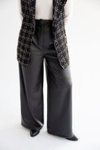 Black Leather Pant